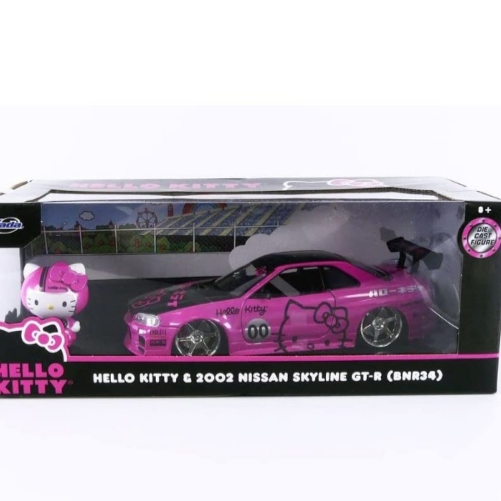 Hello Kitty 1:24 2002 Nissan Skyline GT-R